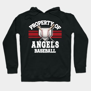 Proud Name Angels Graphic Property Vintage Baseball Hoodie